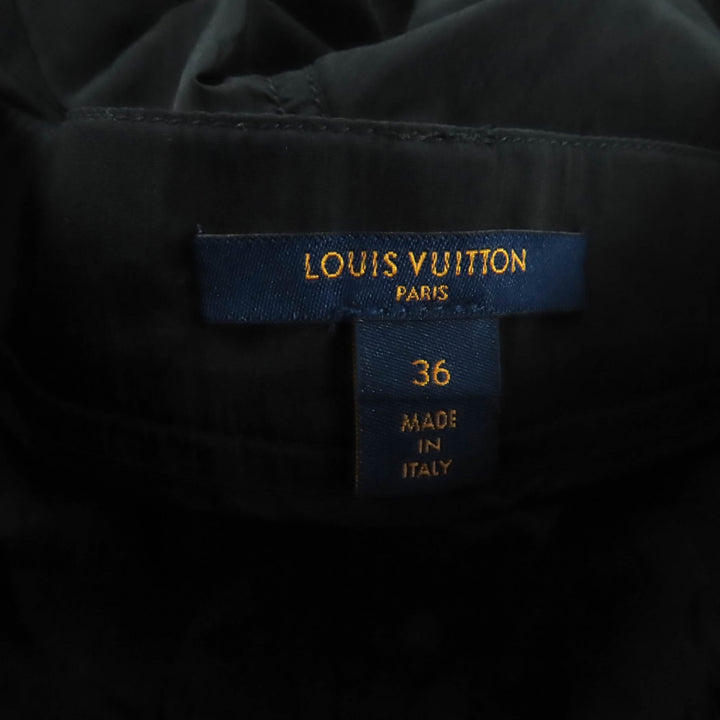 Great LOUIS VUITTON Pants Black brown polyester Women 36