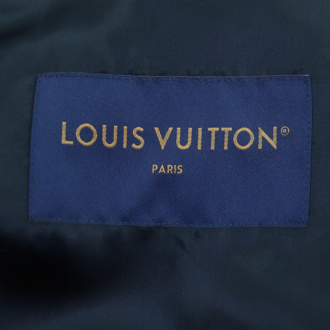 新品 LOUIS VUITTON スタジャン ブラック ウール メンズ 46 RM231M