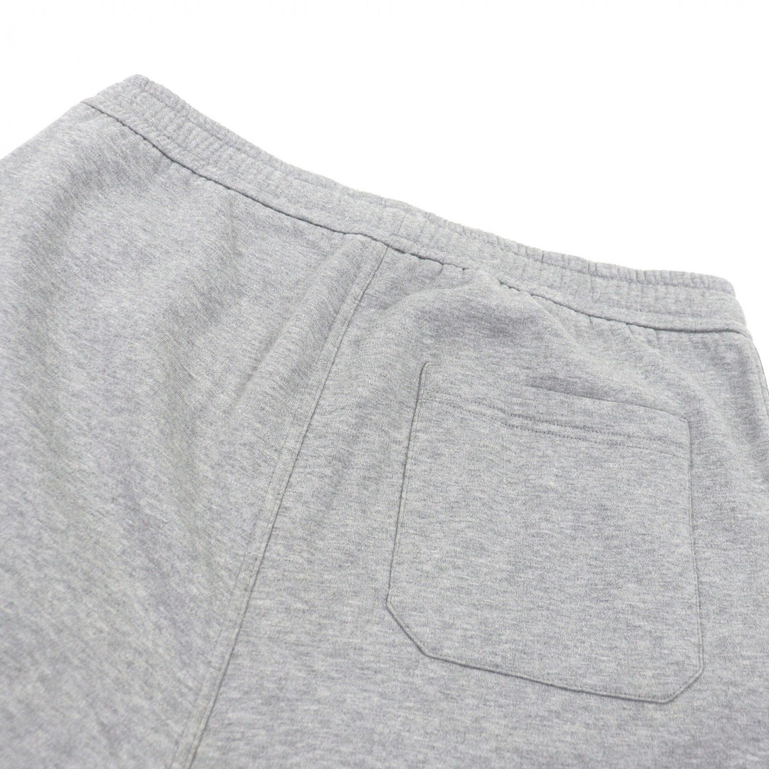 Excellent VALENTINO Shorts embossed logo sweatshirt gray cotton mens M
