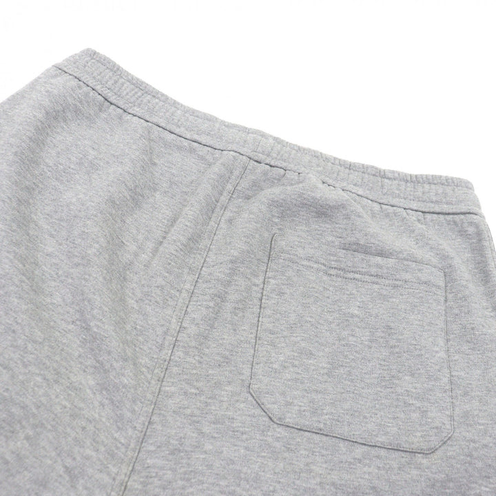 Excellent VALENTINO Shorts embossed logo sweatshirt gray cotton mens M