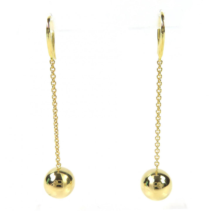 Excellent TIFFANY&Co. Pierce Hardware Ball Pierce Hook for both ears 750(YG)