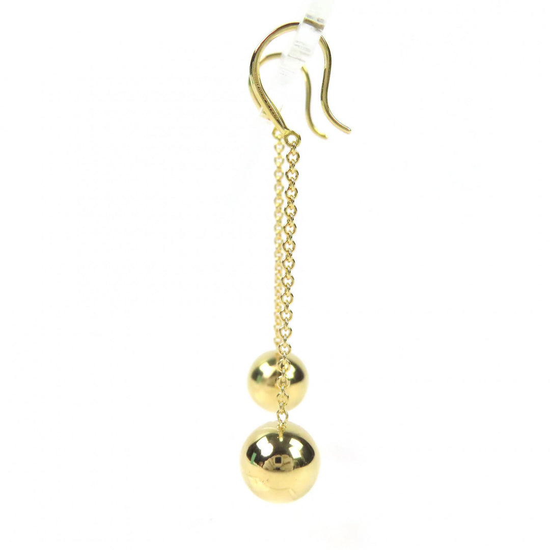 Excellent TIFFANY&Co. Pierce Hardware Ball Pierce Hook for both ears 750(YG)