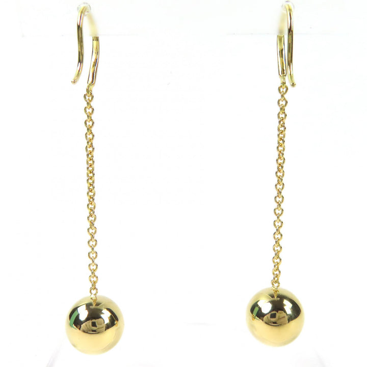 Excellent TIFFANY&Co. Pierce Hardware Ball Pierce Hook for both ears 750(YG)