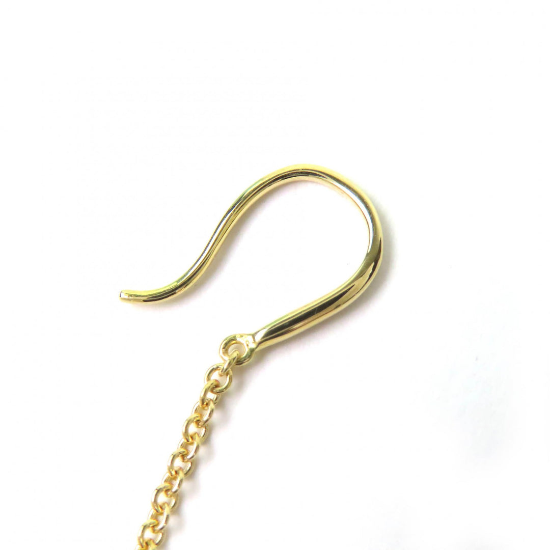 Excellent TIFFANY&Co. Pierce Hardware Ball Pierce Hook for both ears 750(YG)