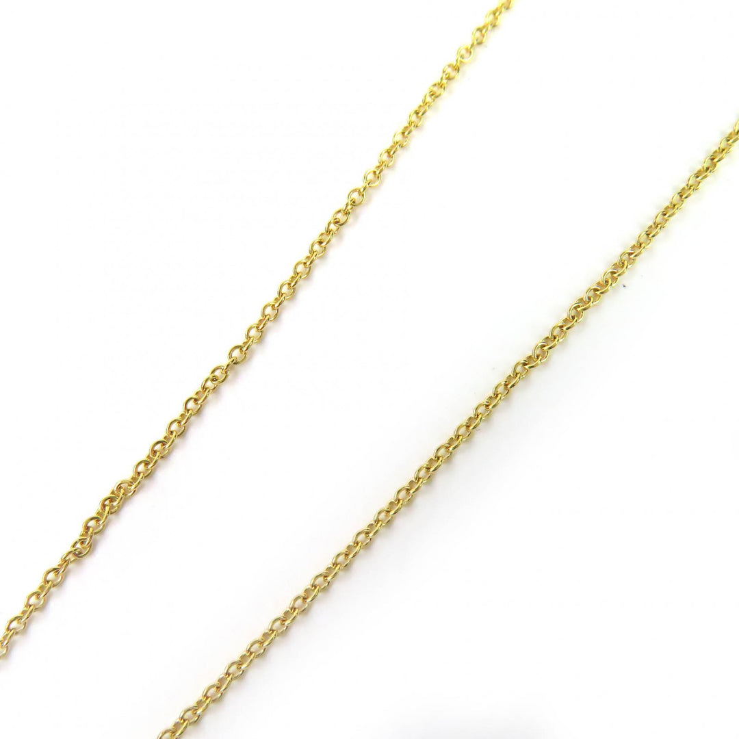 Excellent TIFFANY&Co. Necklace By the yard 3P Diamond 750(YG) 16.1"" gold 750