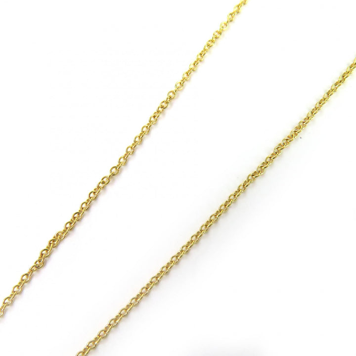 Excellent TIFFANY&Co. Necklace By the yard 3P Diamond 750(YG) 16.1"" gold 750
