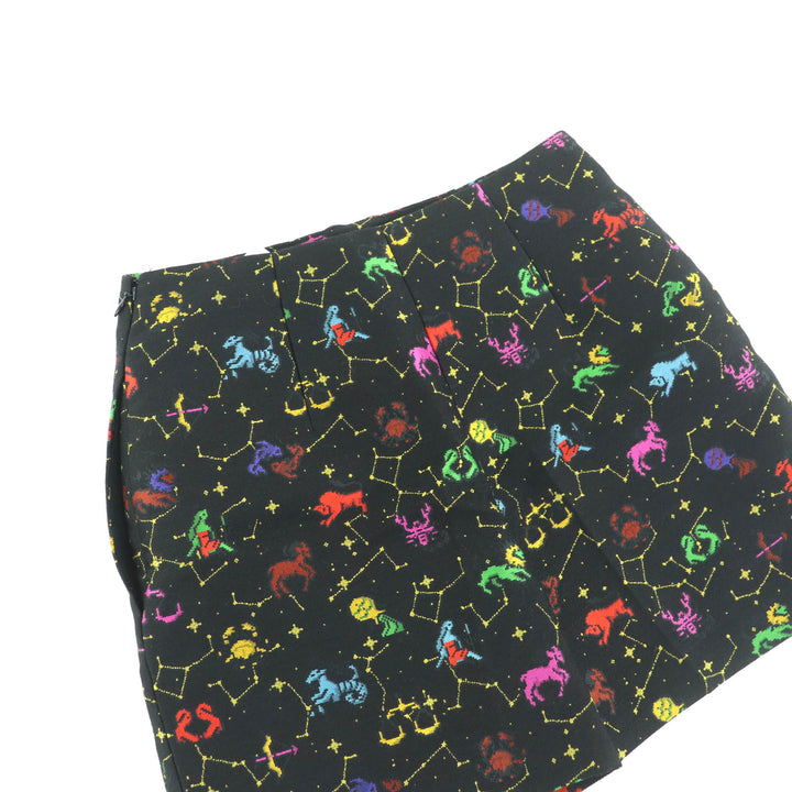 新品 クリスチャン ディオール ショートパンツ ブラック マルチ ポリエステル レディース 38 241P13A7203
