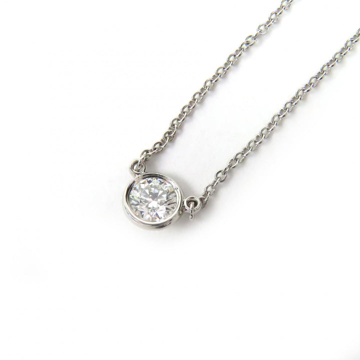 Excellent TIFFANY&Co. Necklace By the yard 1P Diamond 0.29ct 16.1