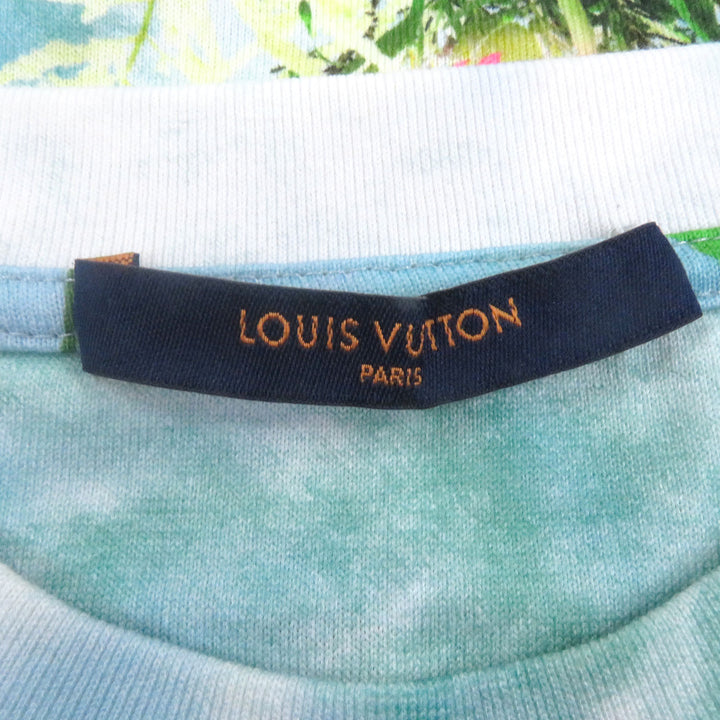 Excellent LOUIS VUITTON Short sleeve T-shirt Inside-out flower printed