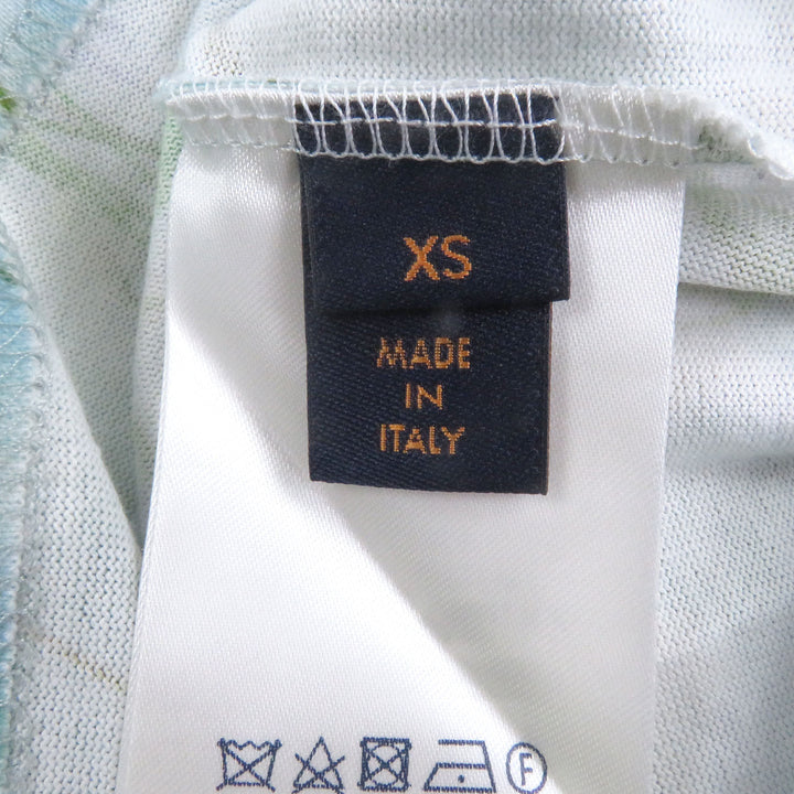 Excellent LOUIS VUITTON Short sleeve T-shirt Inside-out flower printed