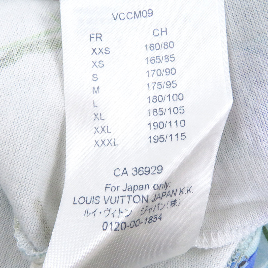 Excellent LOUIS VUITTON Short sleeve T-shirt Inside-out flower printed
