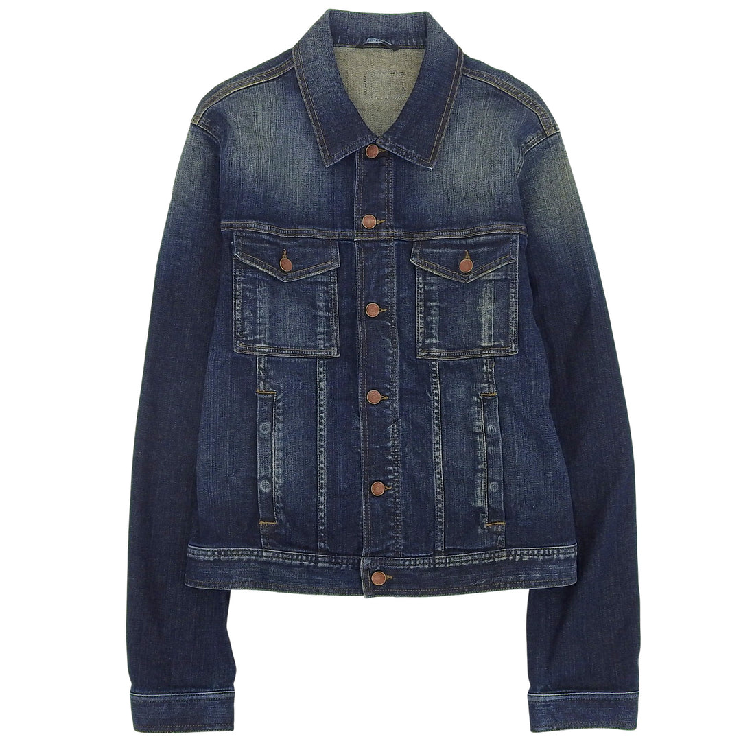 Excellent DOLCE&GABBANA Denim Jacket Indigo cotton mens 54