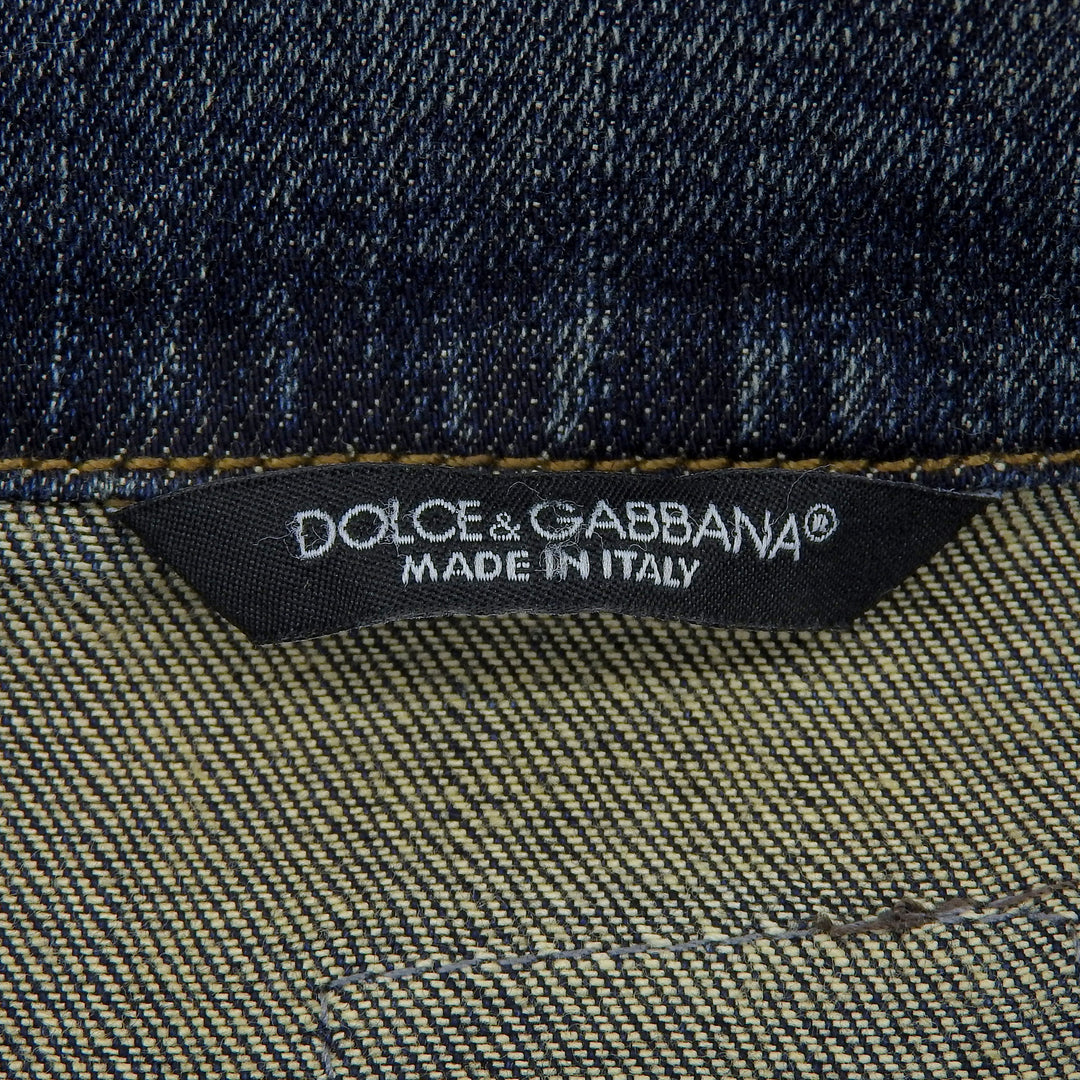 Excellent DOLCE&GABBANA Denim Jacket Indigo cotton mens 54