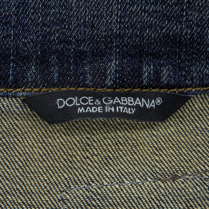 Excellent DOLCE&GABBANA Denim Jacket Indigo cotton mens 54
