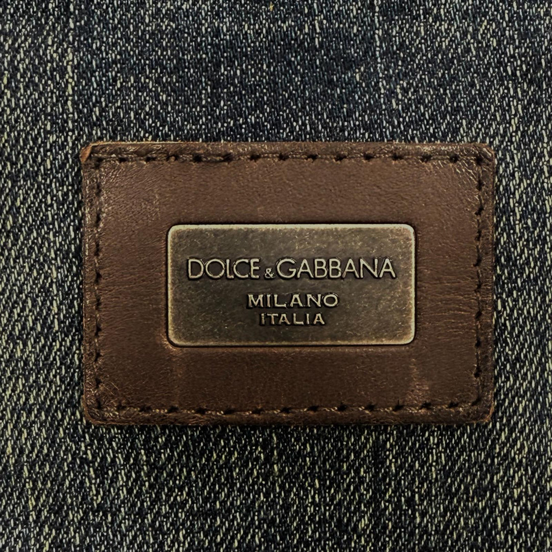 Excellent DOLCE&GABBANA Denim Jacket Indigo cotton mens 54