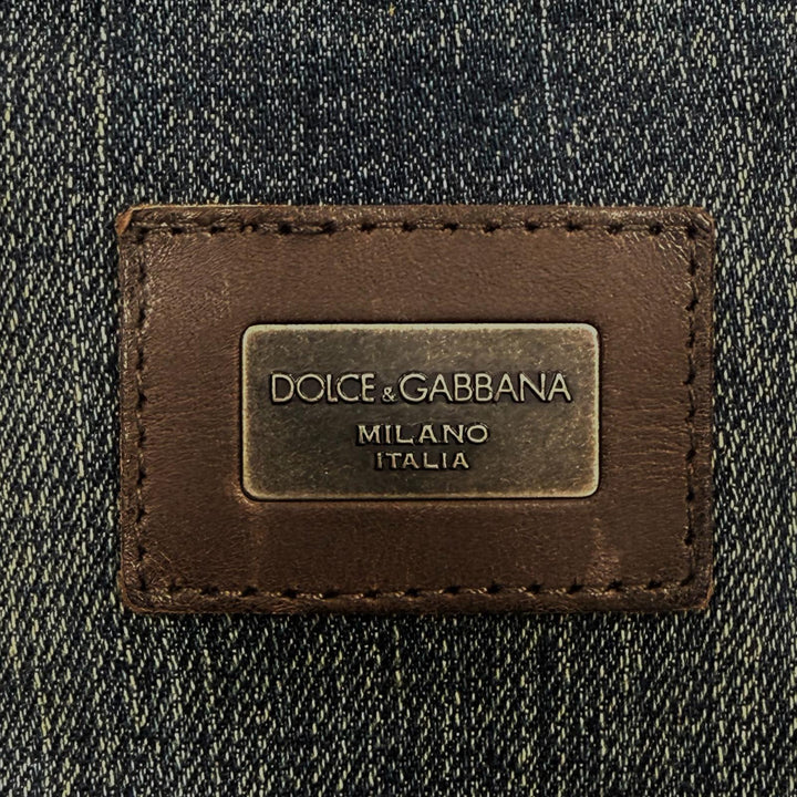 Excellent DOLCE&GABBANA Denim Jacket Indigo cotton mens 54