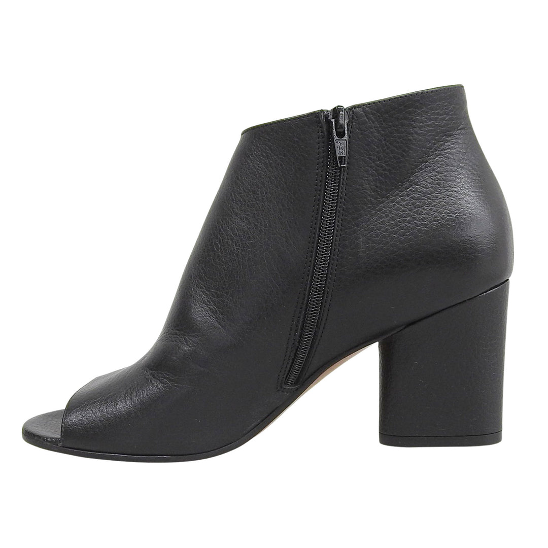 Pristine Maison Margiela 22 Ankle boots Open to black leather Women 37 58WP0074