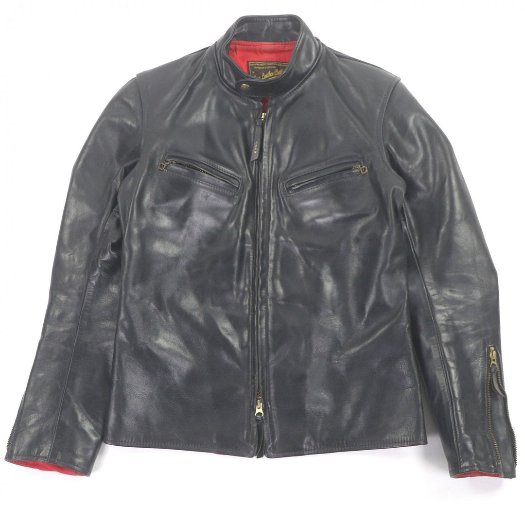 Very Good AERO LEATHER leather jacket Board Racer Single riders