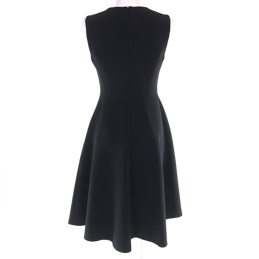 Great YOKO CHAN one piece Faux pearl sleeveless black Women 38 YCD-317-339
