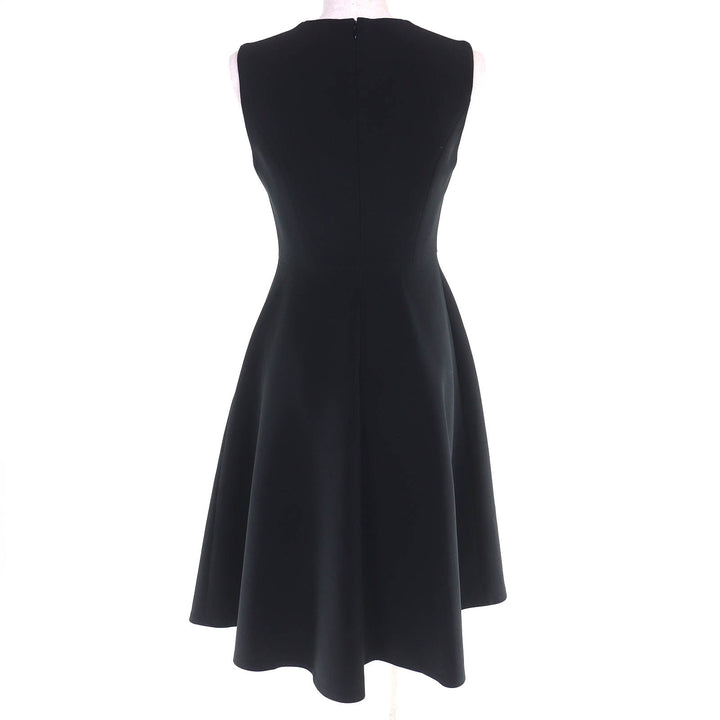 Great YOKO CHAN one piece Faux pearl sleeveless black Women 38 YCD-317-339