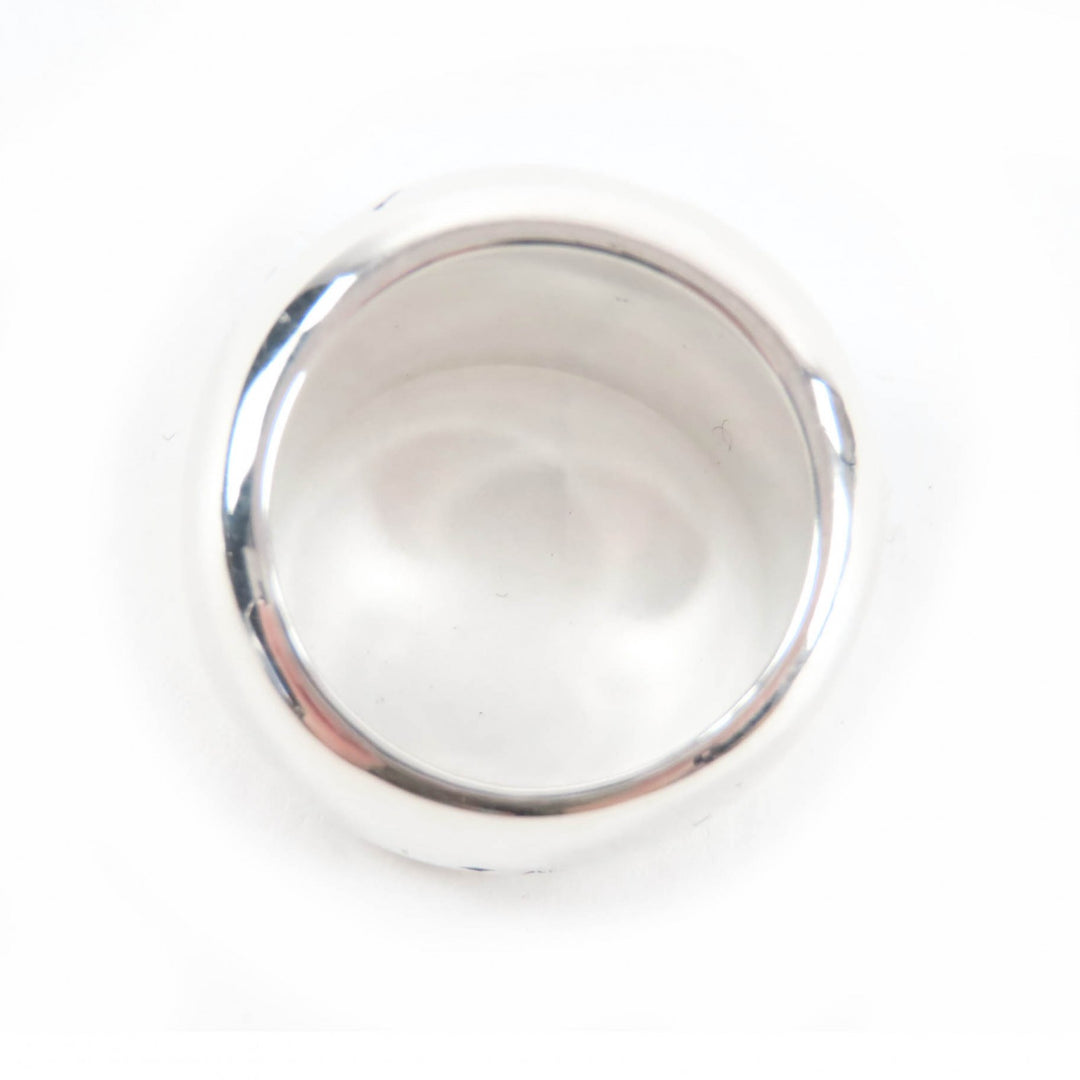Great CHANEL Ring Logo design Silver 925 Women