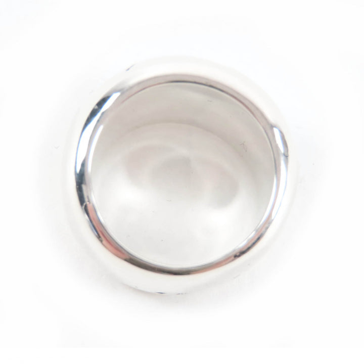 Great CHANEL Ring Logo design Silver 925 Women