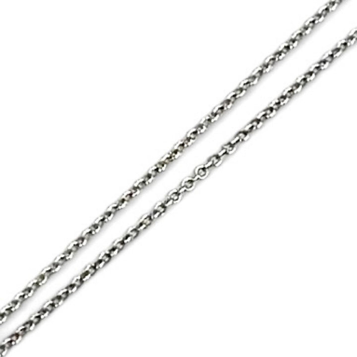 Great TIFFANY&Co. Necklace Notes Circle Silver 925 Women
