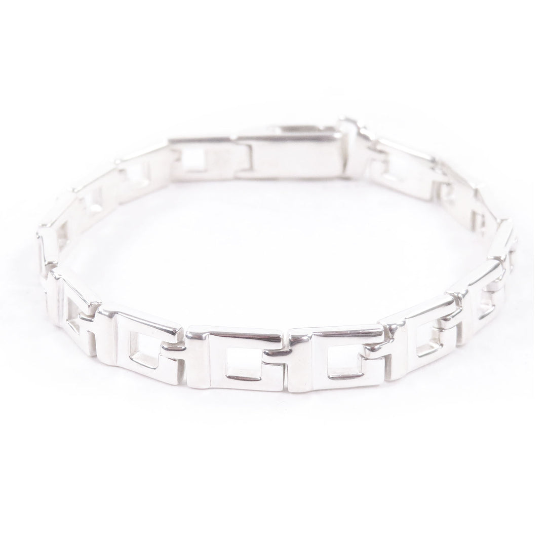 Great GUCCI bracelet G Logo Accessories Silver SV925 mens