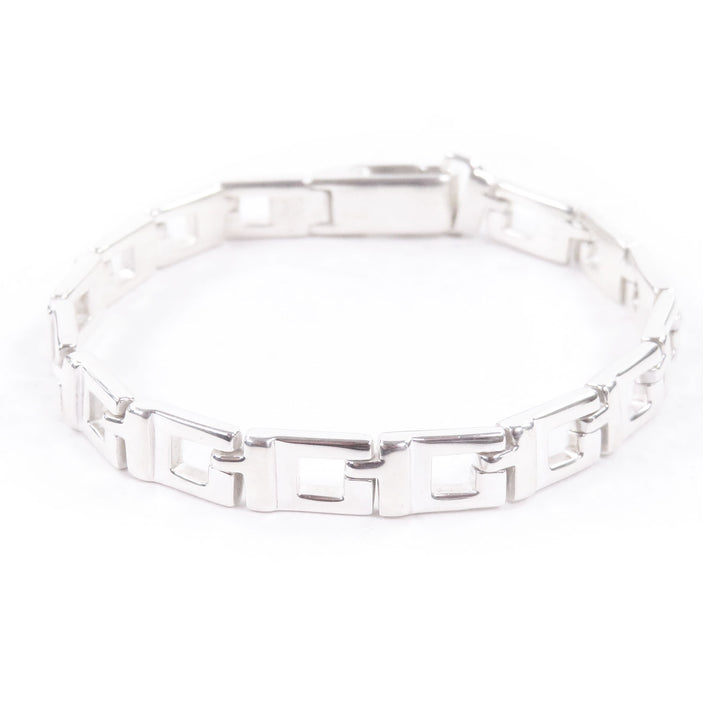 Great GUCCI bracelet G Logo Accessories Silver SV925 mens