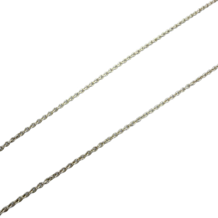 Great TIFFANY&Co. Necklace Mini Double Heart Tag Necklace Silver 925 Women