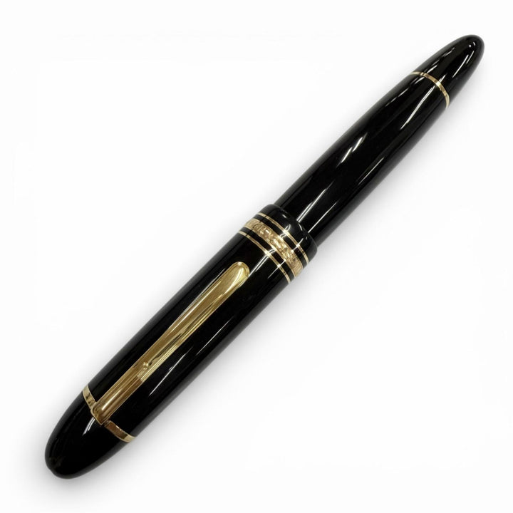 Excellent MONTBLANC fountain pen Meisterstück 149 Pix white star black 18K mens