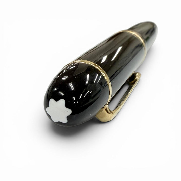 Excellent MONTBLANC fountain pen Meisterstück 149 Pix white star black 18K mens