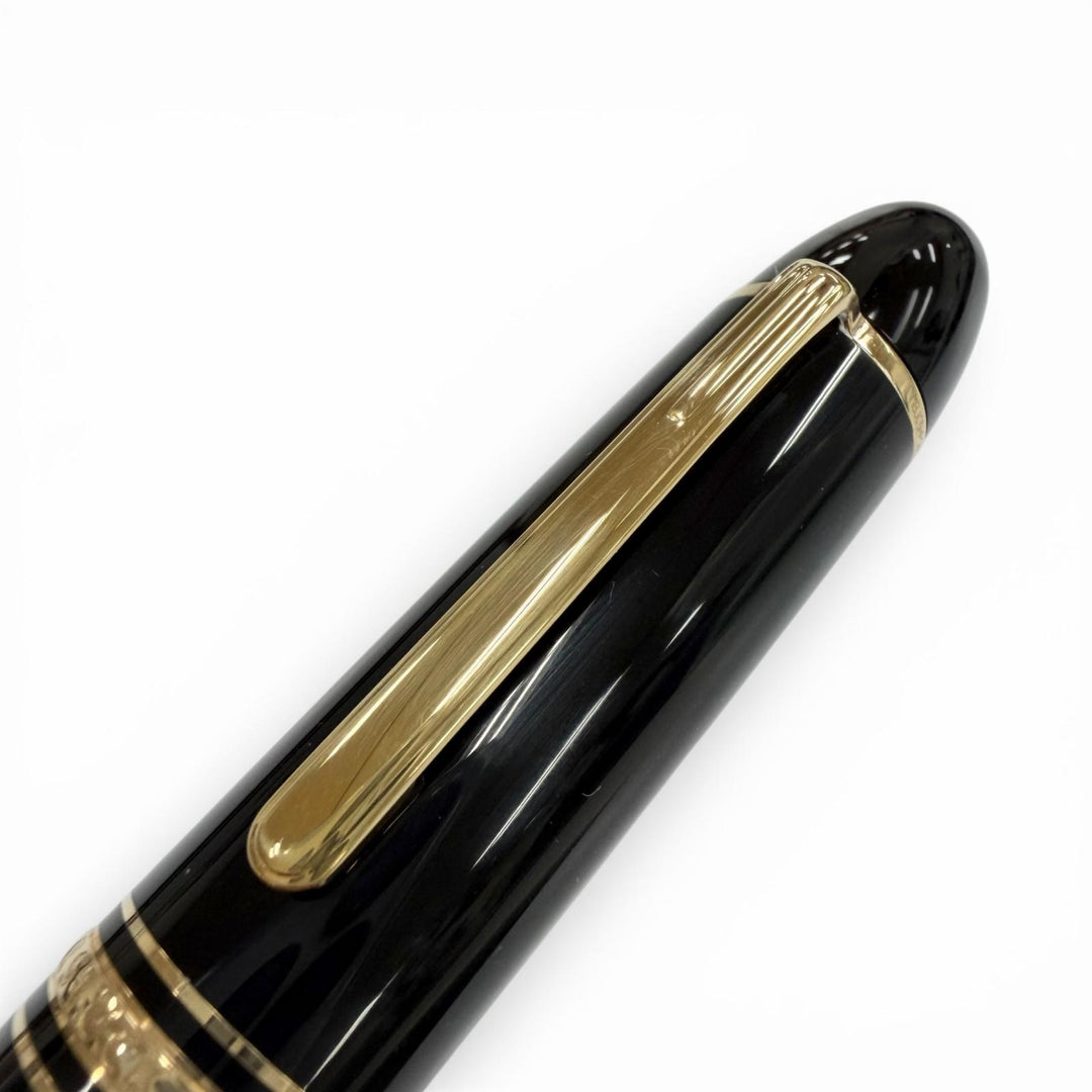 Excellent MONTBLANC fountain pen Meisterstück 149 Pix white star black 18K mens