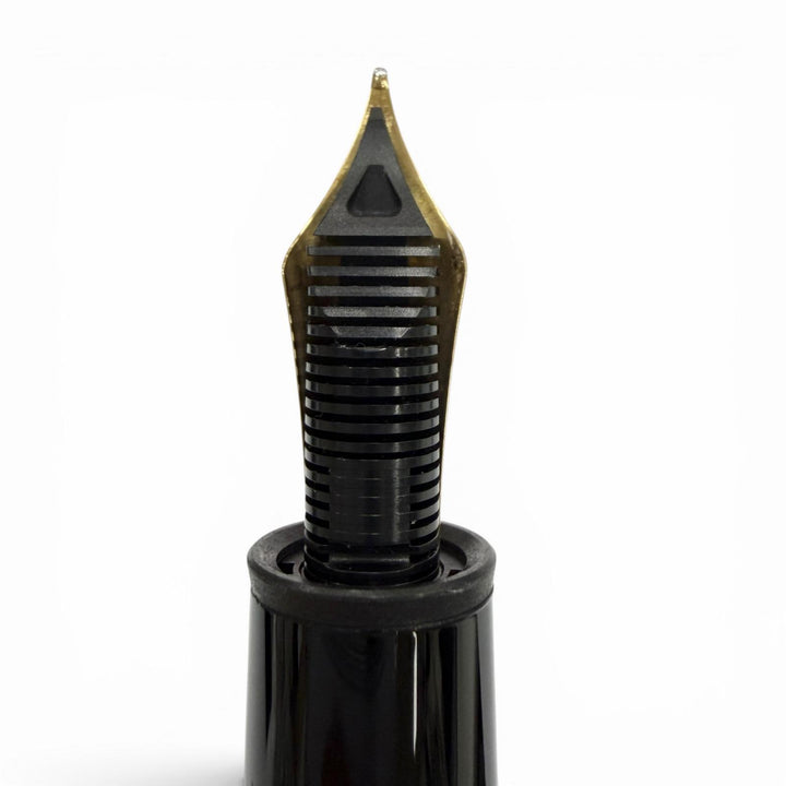 Excellent MONTBLANC fountain pen Meisterstück 149 Pix white star black 18K mens