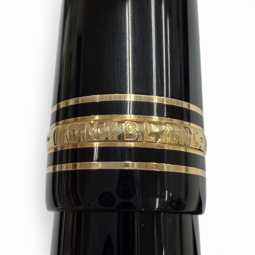 Excellent MONTBLANC fountain pen Meisterstück 149 Pix white star black 18K mens