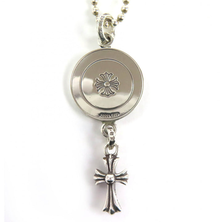 Excellent CHROME HEARTS Angel Medal Baby Fat Ball Chain Necklace 24 inches 925