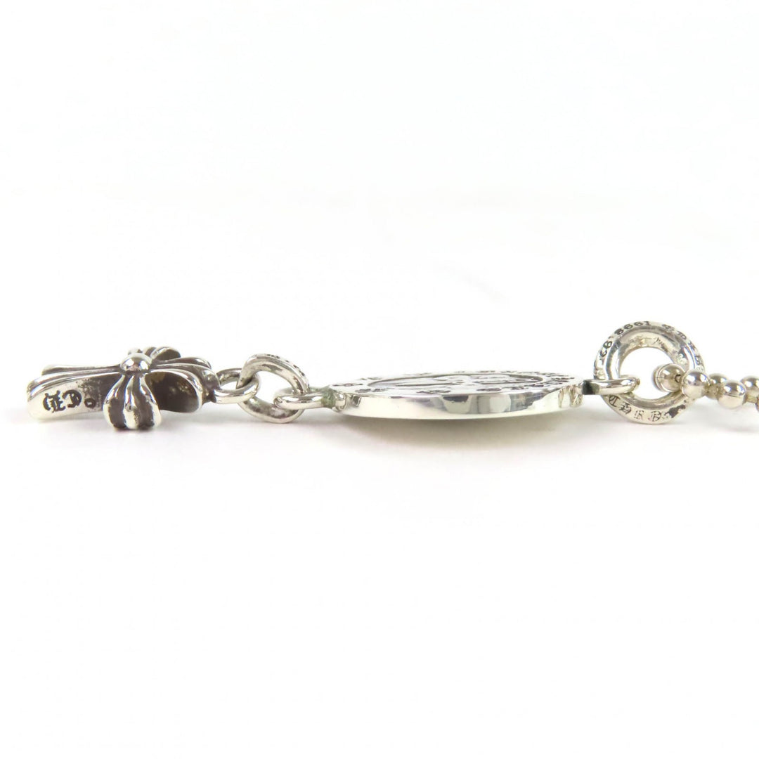 Excellent CHROME HEARTS Angel Medal Baby Fat Ball Chain Necklace 24 inches 925