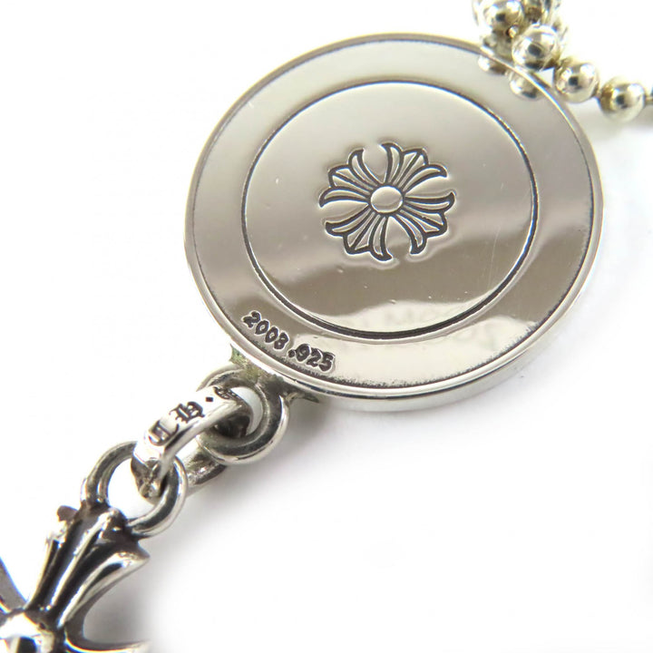 Excellent CHROME HEARTS Angel Medal Baby Fat Ball Chain Necklace 24 inches 925