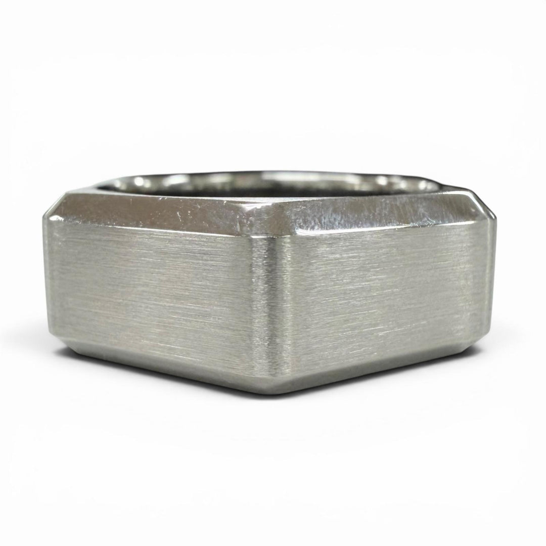 Great HERMES Ring ring Toolbox Silver Stainless Steel mens