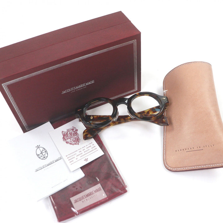 Great JACQUESMARIEMAGE Glasses STENDHAL Japanese Tortoiseshell Pattern