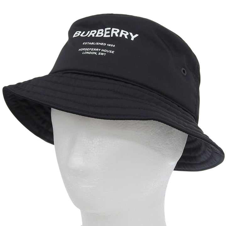 Excellent BURBERRY hat black Nylon Women M 8044081