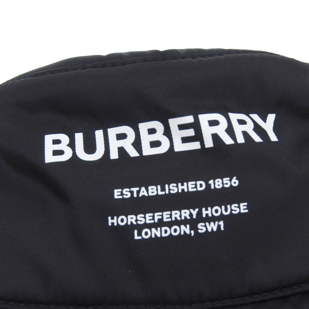 Excellent BURBERRY hat black Nylon Women M 8044081