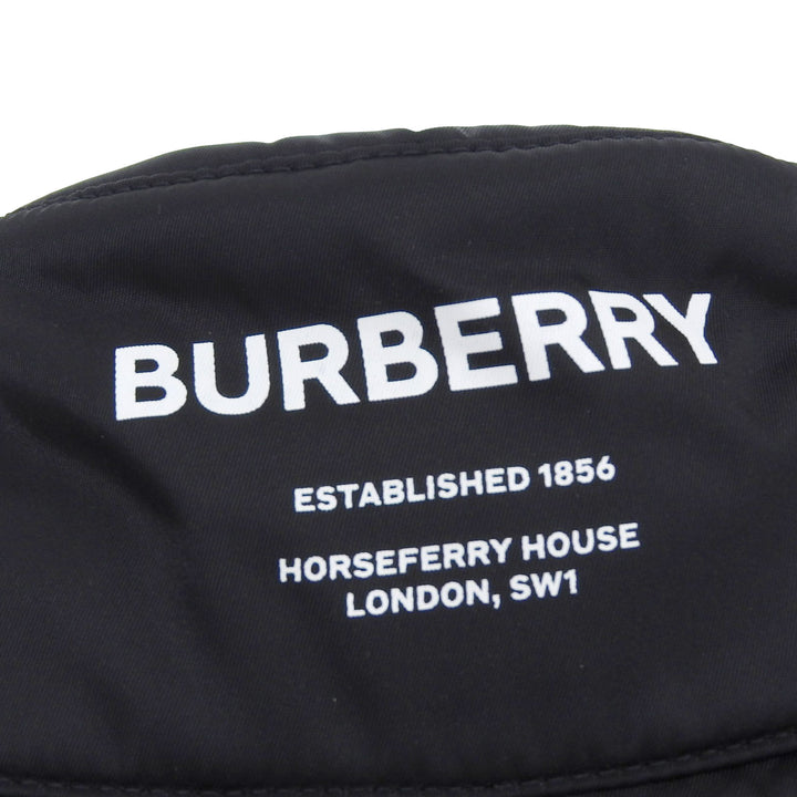 Excellent BURBERRY hat black Nylon Women M 8044081