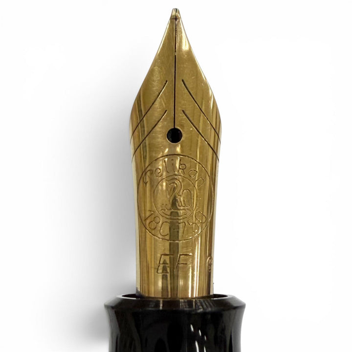 Great PERIKAN fountain pen Toledo black 18K mens M700