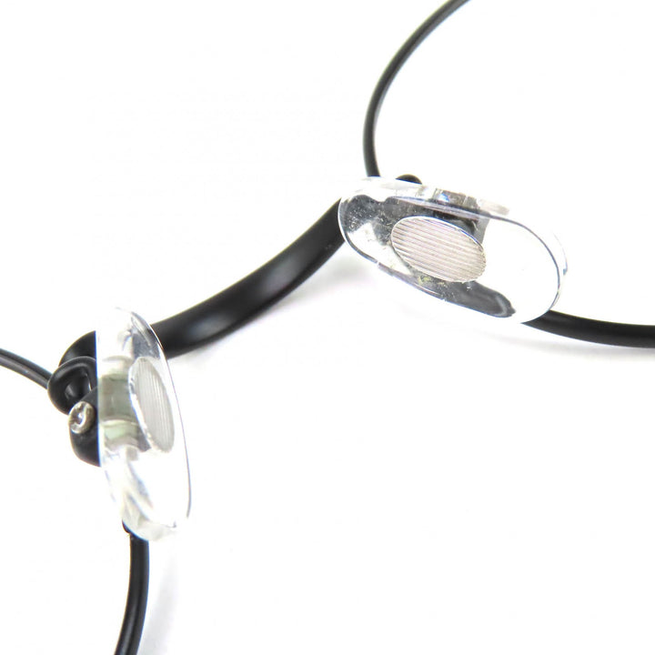Excellent KANEKO OPTICAL Glasses Handmade Round by Tamio Ido black mens T-467