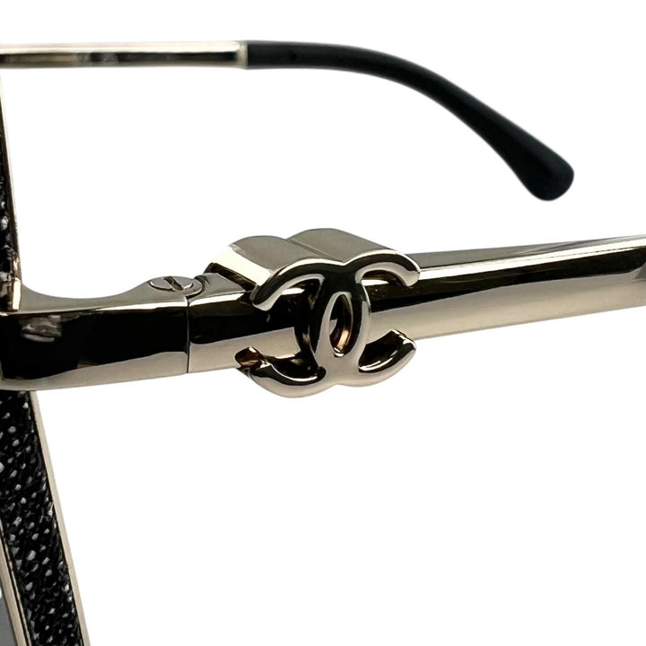 Great CHANEL sunglasses Current model: COCO Mark Square Shape black denim 4288-Q