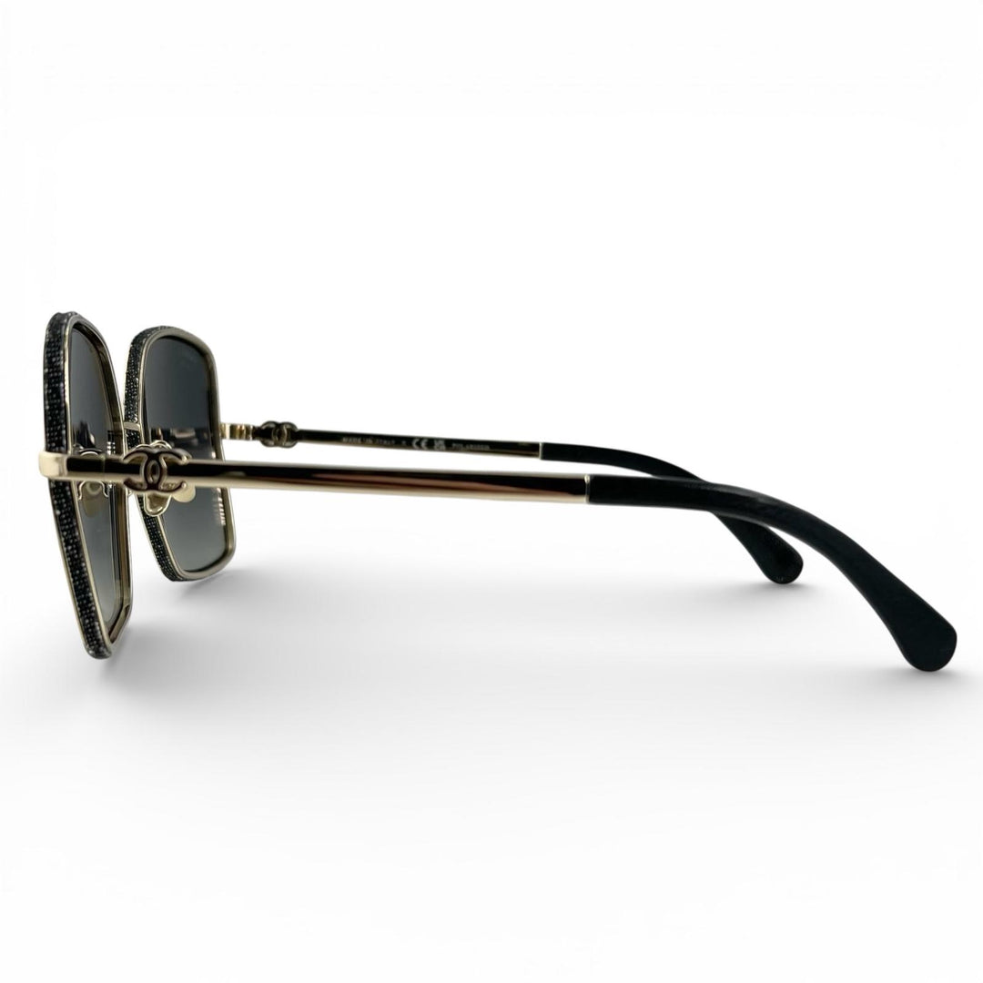Great CHANEL sunglasses Current model: COCO Mark Square Shape black denim 4288-Q