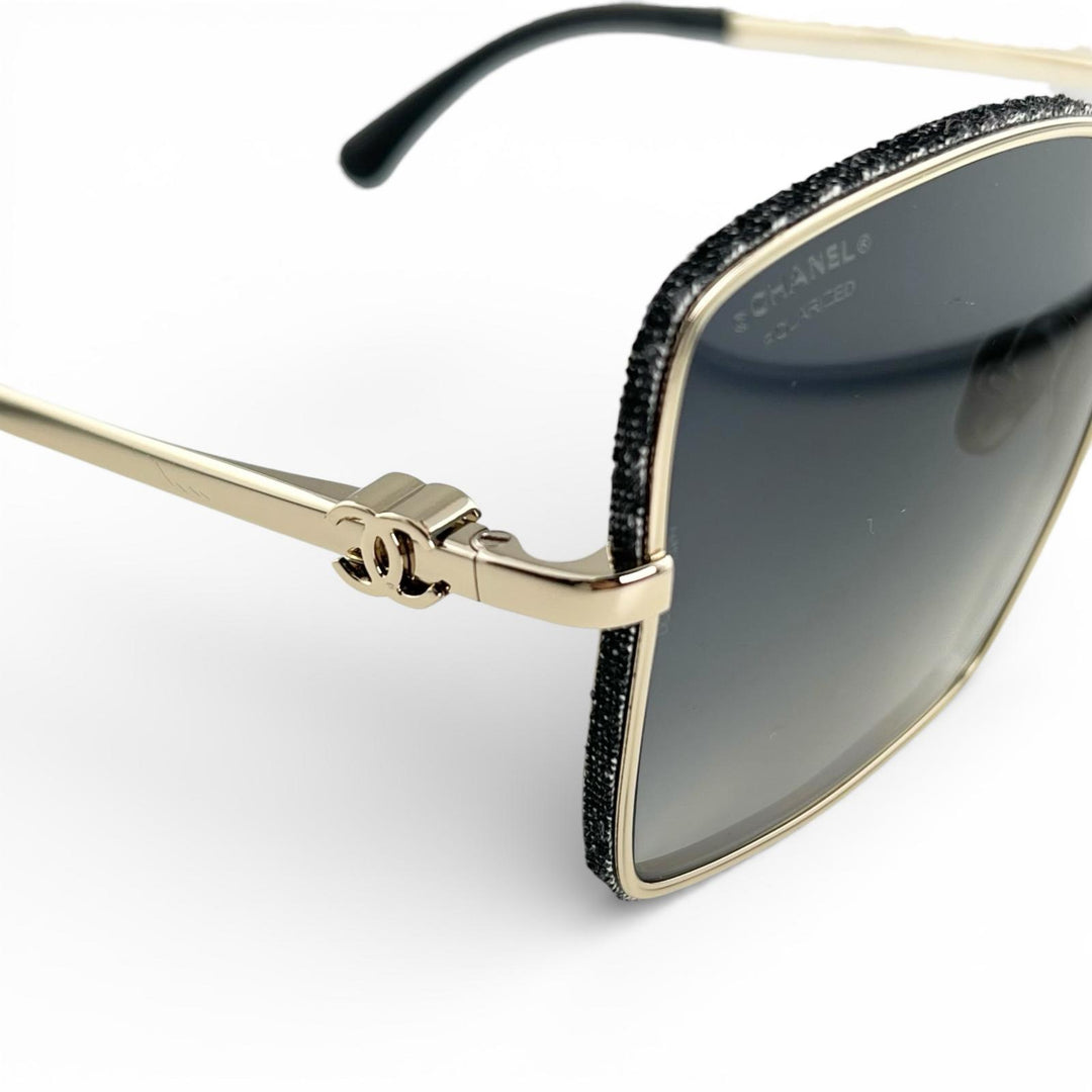 Great CHANEL sunglasses Current model: COCO Mark Square Shape black denim 4288-Q