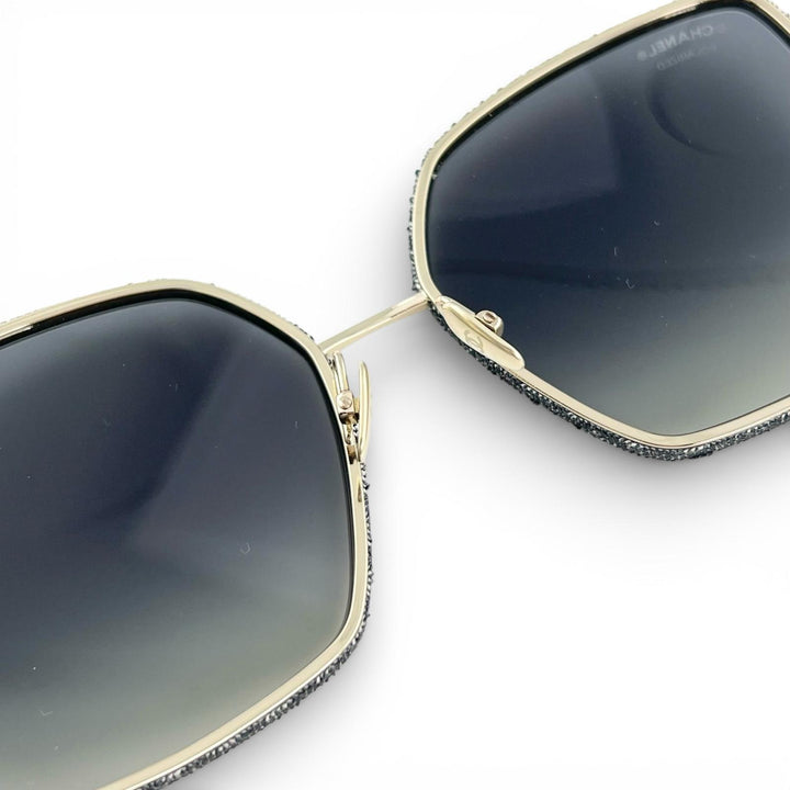 Great CHANEL sunglasses Current model: COCO Mark Square Shape black denim 4288-Q