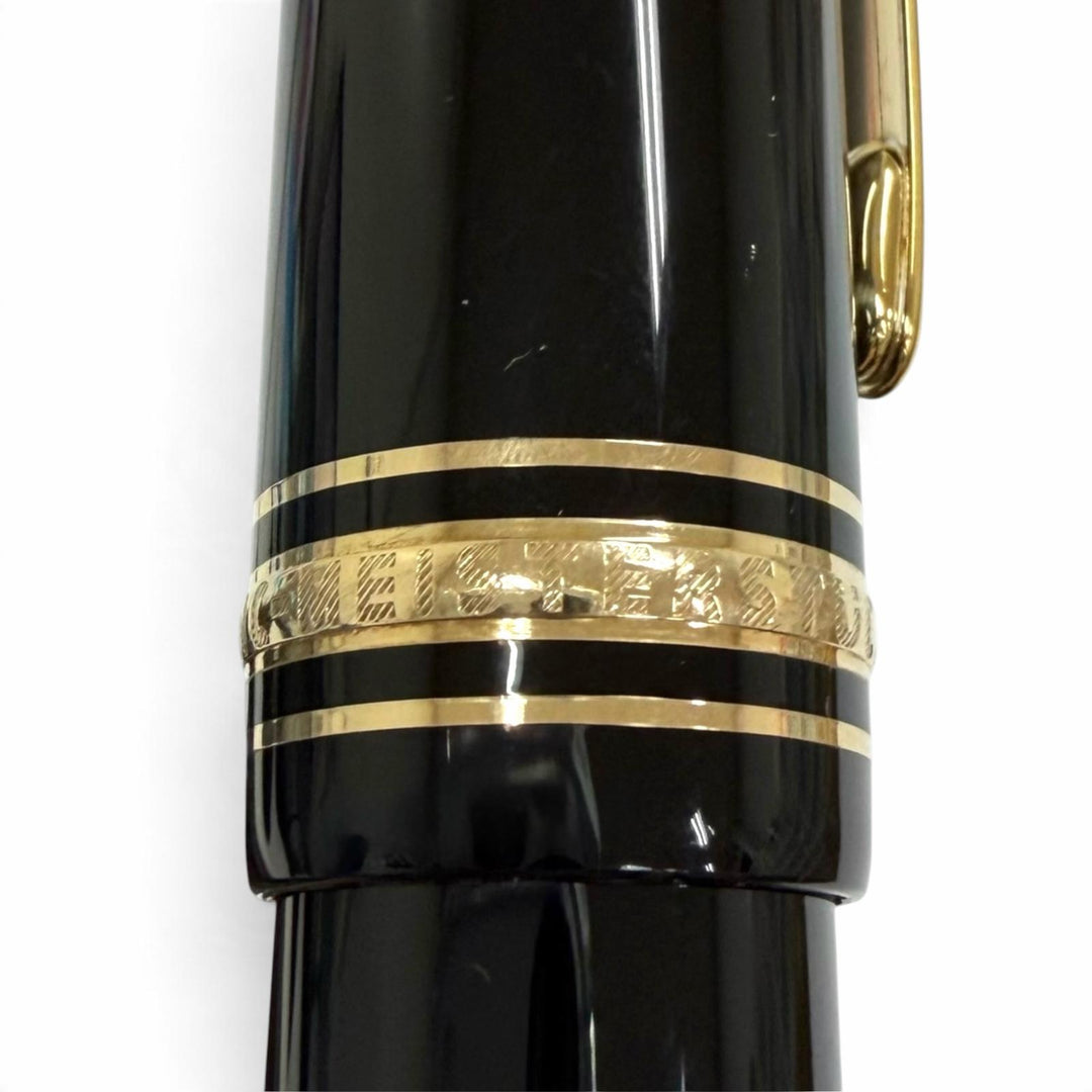 Excellent MONTBLANC fountain pen Meisterstück 149 black 18K mens